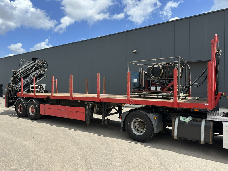 Kwb 2-AXLES PLATFORM + CRANE + HIAB 377 E-4 HIPRO + JIB 100X-3 + RADIO + ROTATOR - SAF axles - AIR SUSPENISION - BELGIAN REG. - Dropside/ Flatbed semi-trailer: picture 3 Kwb 2-AXLES PLATFORM + CRANE + HIAB 377 E-4 HIPRO + JIB 100X-3 + RADIO + ROTATOR - SAF axles - AIR SUSPENISION - BELGIAN REG. - Dropside/ Flatbed semi-trailer: picture 3