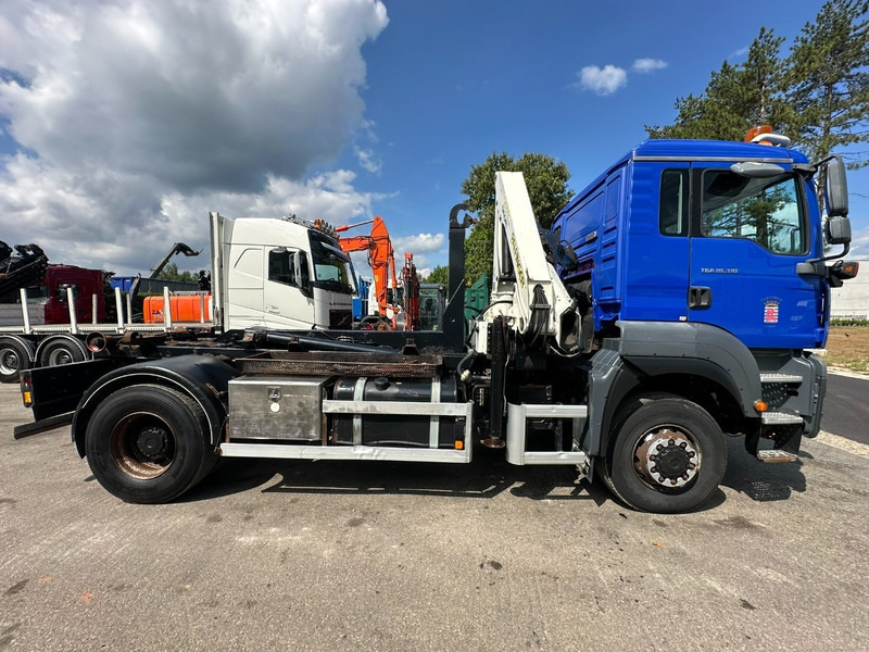 MAN TGA 18.310 4x4 HOOKLIFT + CRANE PALFINGER PK12000 - RADIO - ROTATOR - STEEL SPRING / HUB REDUCTION - MANUAL ZF - BE TRUCK - Hook lift truck, Crane truck: picture 4 MAN TGA 18.310 4x4 HOOKLIFT + CRANE PALFINGER PK12000 - RADIO - ROTATOR - STEEL SPRING / HUB REDUCTION - MANUAL ZF - BE TRUCK - Hook lift truck, Crane truck: picture 4