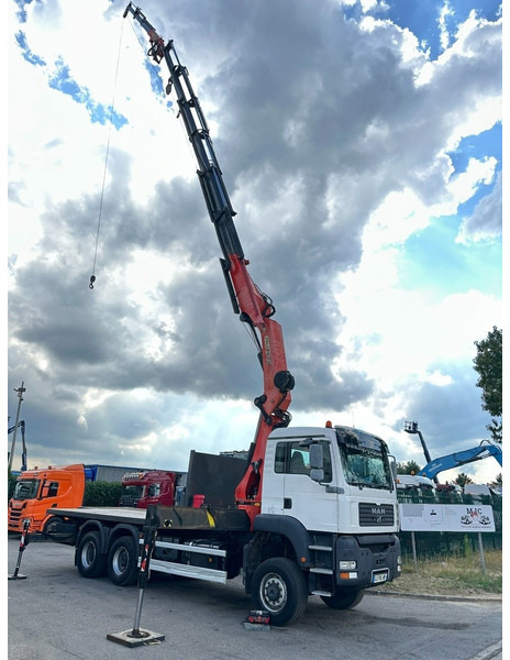 Crane truck MAN TGA 33.350 6x6 + (27.5m) CRANE PALFINGER PK36002 E 6x + JIB + WINCH - *184.000km* - MANUAL - EURO 3: picture 16