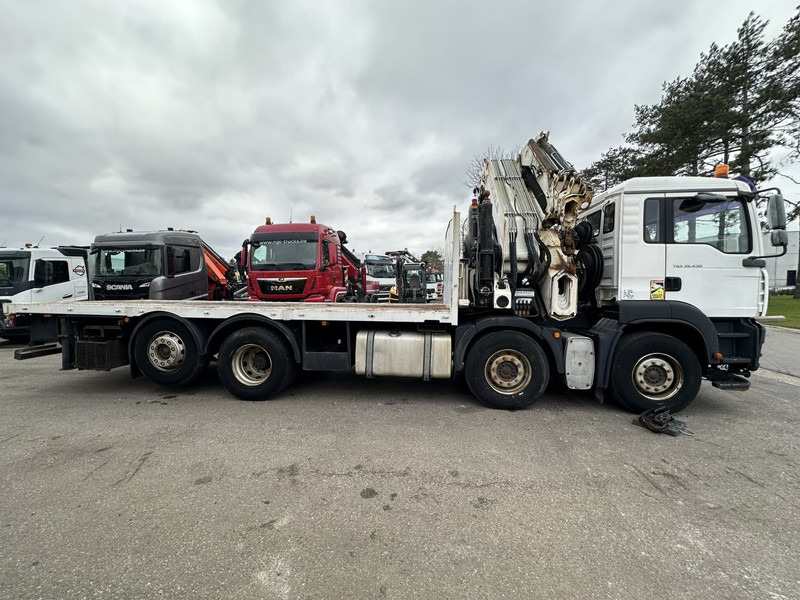 MAN TGA 35.430 8x2 + KRAN HIAB 700 E-6 + JIB 165X-3 - RETARDER - PRITSCHE 6m70~8m50 EXTENDABLE - MANUAL GEARBOX ZF - LIFT + STEERING AXLE - Dropside/ Flatbed truck, Crane truck: picture 3 MAN TGA 35.430 8x2 + KRAN HIAB 700 E-6 + JIB 165X-3 - RETARDER - PRITSCHE 6m70~8m50 EXTENDABLE - MANUAL GEARBOX ZF - LIFT + STEERING AXLE - Dropside/ Flatbed truck, Crane truck: picture 3