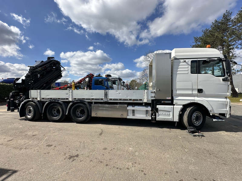 Crane truck MAN TGX 35.420 8x4-4 TRIDEM + CRANE (26m!) HIAB X-HIPRO 408 E-5 + JIB 100X-5 - PLATFORM 6m40 - *306.245km* - BE TRUCK: picture 6