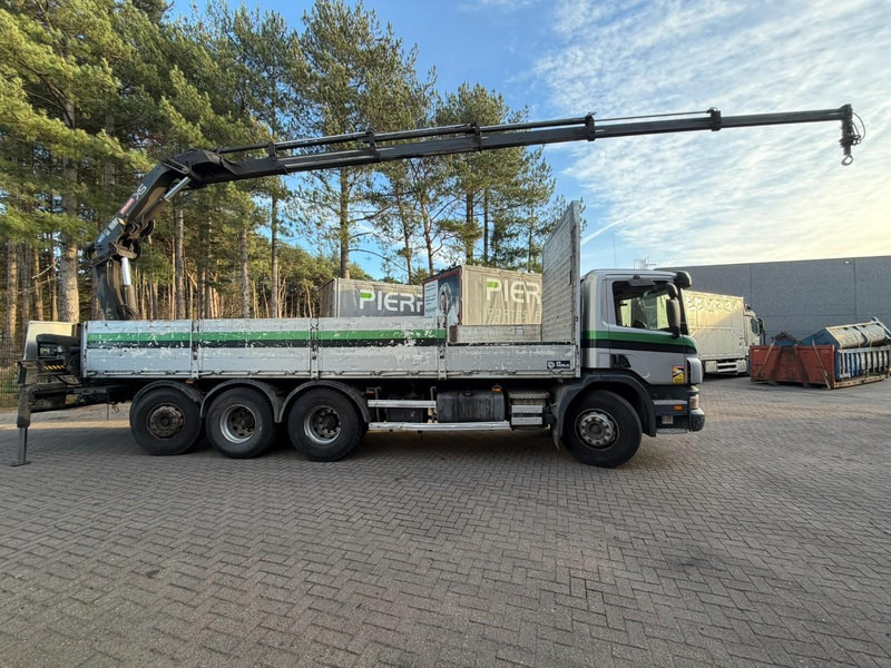 Scania P380 8x4 TRIDEM + CRANE HIAB 166 ES-5 HIPRO - ROTATOR + RADIO - 7m60 PLATFORM - MANUAL - LIFT + STEERING AXLE - Crane truck: picture 5 Scania P380 8x4 TRIDEM + CRANE HIAB 166 ES-5 HIPRO - ROTATOR + RADIO - 7m60 PLATFORM - MANUAL - LIFT + STEERING AXLE - Crane truck: picture 5