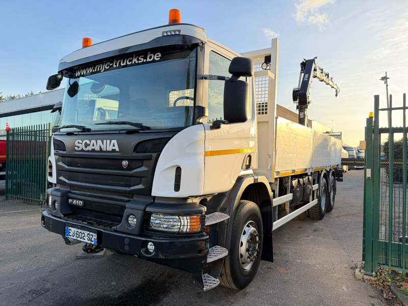 Scania P410 6x4 + CRANE HIAB X-HIDUO 188 ES-4 - RETARDER - ROTATOR - PLATFORM 6m80 - BIG AXLES HUB REDUCTION - STEEL SPRING - TUV 05/2026 - Crane truck: picture 4 Scania P410 6x4 + CRANE HIAB X-HIDUO 188 ES-4 - RETARDER - ROTATOR - PLATFORM 6m80 - BIG AXLES HUB REDUCTION - STEEL SPRING - TUV 05/2026 - Crane truck: picture 4