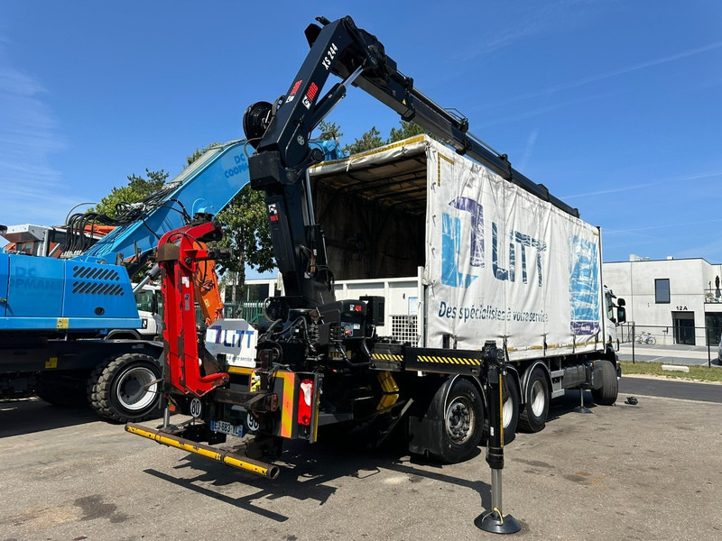 Scania P410 8x4 TRIDEM PRITSCHE PLANE + KRAN HIAB 244 EP-4 HIDUO - RETARDER - LIFT + STEERING AXLE - *327.000km* - RADIO - Curtainsider truck, Crane truck: picture 5 Scania P410 8x4 TRIDEM PRITSCHE PLANE + KRAN HIAB 244 EP-4 HIDUO - RETARDER - LIFT + STEERING AXLE - *327.000km* - RADIO - Curtainsider truck, Crane truck: picture 5