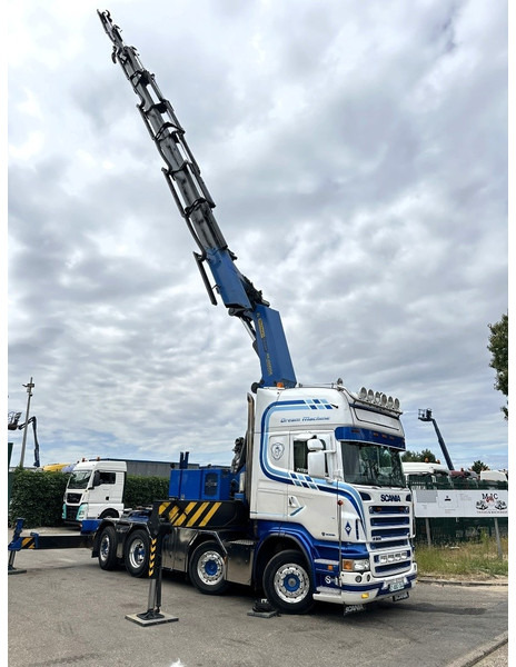 Scania R500 8x2 + CRANE 100Tm! PALFINGER PK100002 G 8x + 1 ME - RETARDER - ALCOA DURA BRIGHT - LIFT + STEERING - 5/6 HYDR F - TÜV 05/2026 - TOP CONDITION - Crane truck: picture 5 Scania R500 8x2 + CRANE 100Tm! PALFINGER PK100002 G 8x + 1 ME - RETARDER - ALCOA DURA BRIGHT - LIFT + STEERING - 5/6 HYDR F - TÜV 05/2026 - TOP CONDITION - Crane truck: picture 5