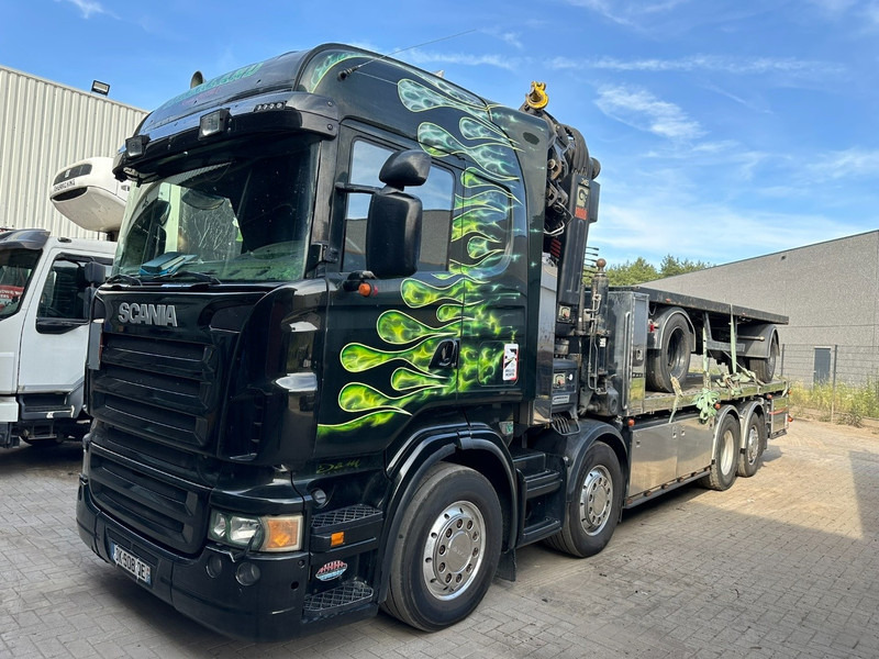 Scania R620 8x2 + KRAN HIAB 800EP-5 HiPro - RETARDER - LIFT/STEERING AXLE - HIGHLINE SLEEPER - LEATHER - ALCOA - Dropside/ Flatbed truck, Crane truck: picture 3 Scania R620 8x2 + KRAN HIAB 800EP-5 HiPro - RETARDER - LIFT/STEERING AXLE - HIGHLINE SLEEPER - LEATHER - ALCOA - Dropside/ Flatbed truck, Crane truck: picture 3