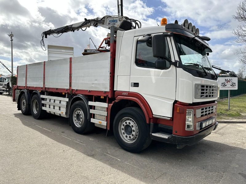 Volvo FM 480 8X2 - EURO 5 - STEERING AXLE / LENK ACHSE + KENNIS 14.000R - I SHIFT - Dropside/ Flatbed truck: picture 1 Volvo FM 480 8X2 - EURO 5 - STEERING AXLE / LENK ACHSE + KENNIS 14.000R - I SHIFT - Dropside/ Flatbed truck: picture 1