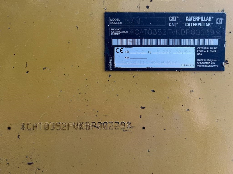 Crawler excavator Cat 352FL ME: picture 11 Crawler excavator Cat 352FL ME: picture 11