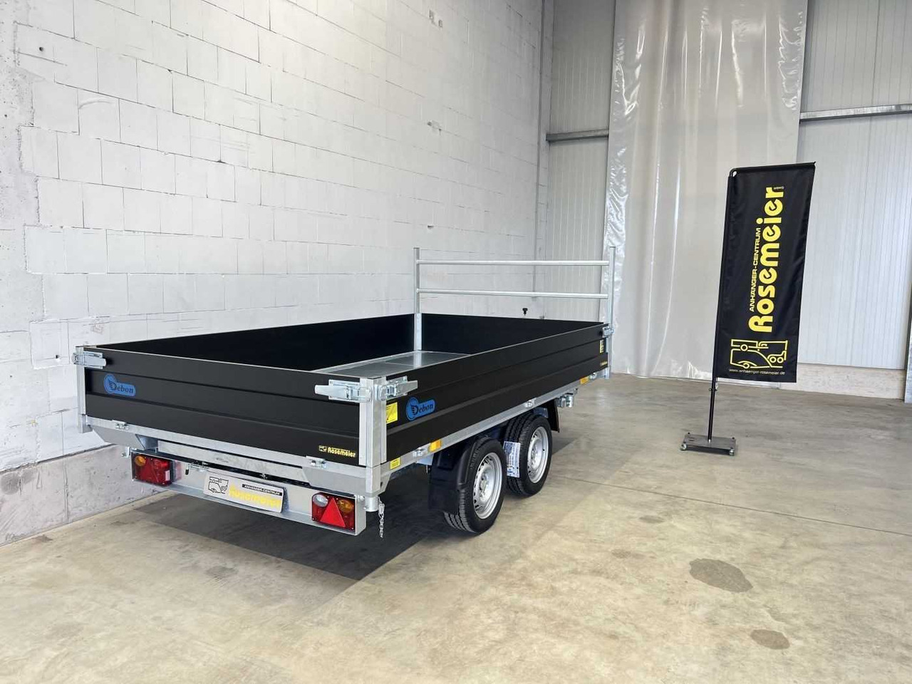 New Tipper trailer CHEVAL LIBERTE PW3.3E Black Dreiseitenkipper: picture 8