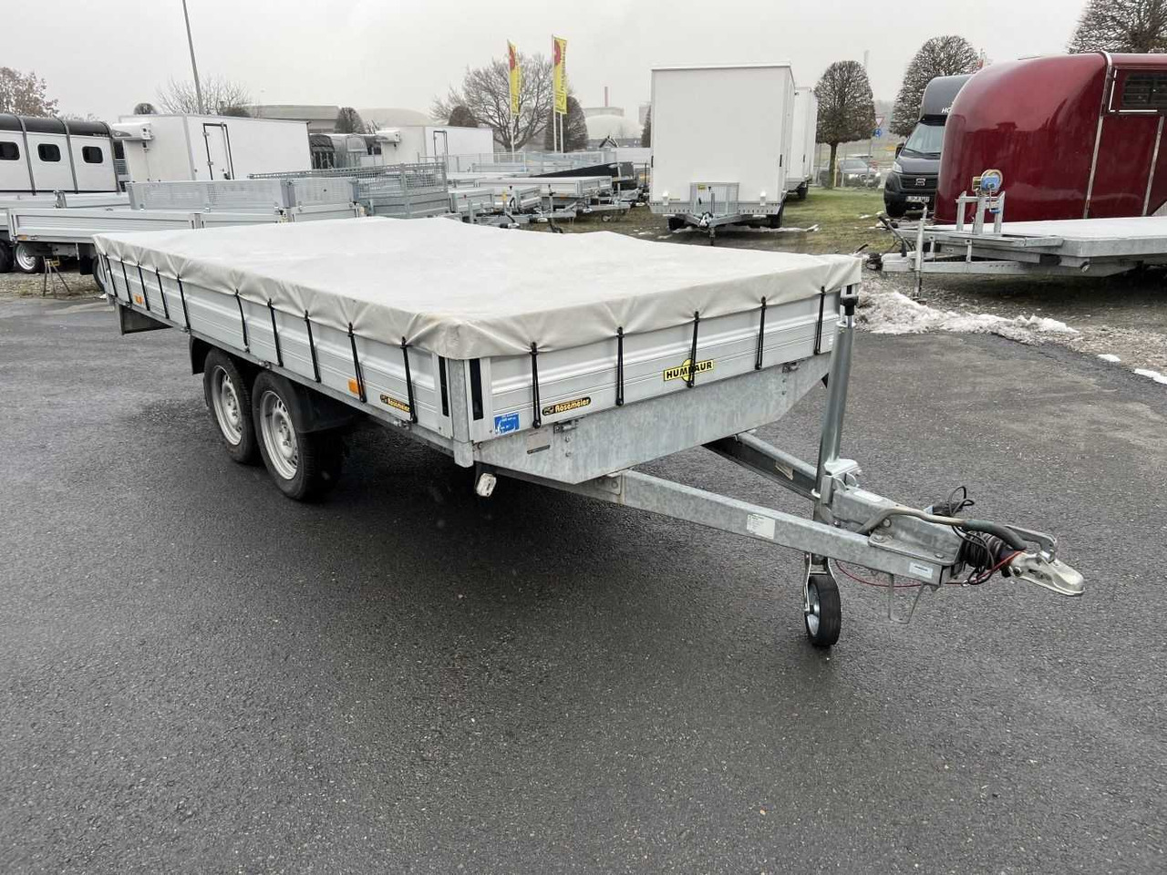 HUMBAUR HT 254118 Hochlader - Dropside/ Flatbed trailer: picture 1 HUMBAUR HT 254118 Hochlader - Dropside/ Flatbed trailer: picture 1