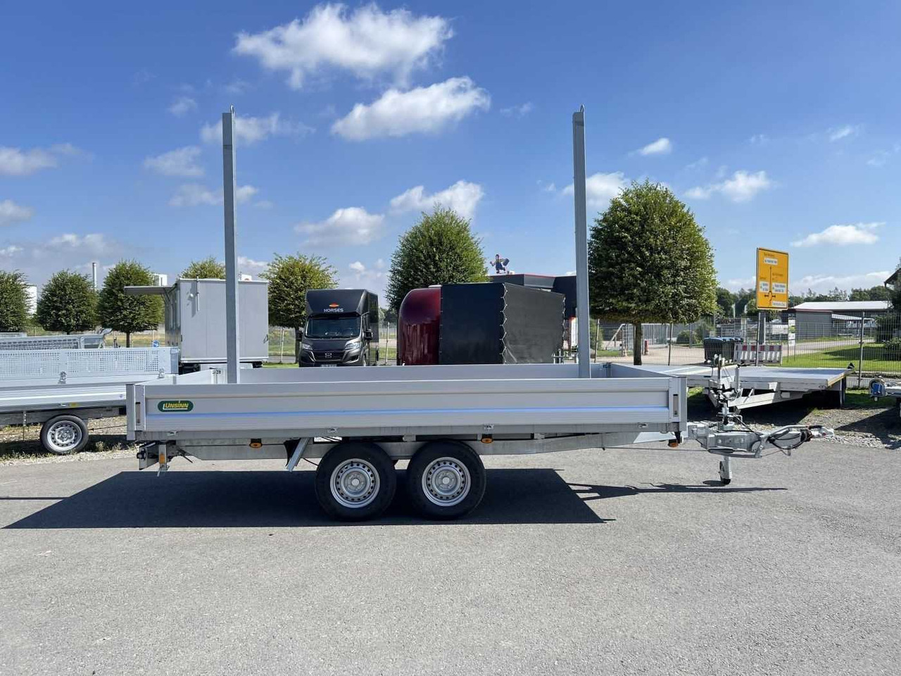 UNSINN ULM 4220-35-14 Langmaterialanhänger - Dropside/ Flatbed trailer: picture 1 UNSINN ULM 4220-35-14 Langmaterialanhänger - Dropside/ Flatbed trailer: picture 1