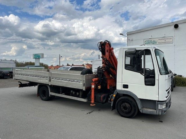 Dropside/ Flatbed truck, Crane truck Iveco ML 75 E Pritsche mit Atlas Ladekran 60.1: picture 8