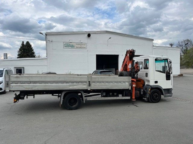 Dropside/ Flatbed truck, Crane truck Iveco ML 75 E Pritsche mit Atlas Ladekran 60.1: picture 16