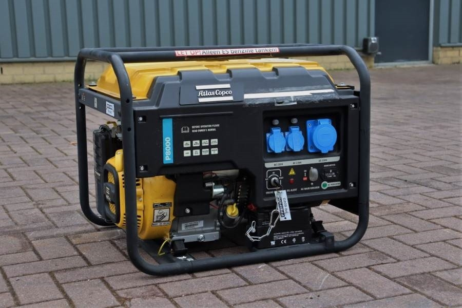 Atlas Copco P8000 Valid inspection, *Guarantee! Gasoline, 6.5 - Generator set: picture 1 Atlas Copco P8000 Valid inspection, *Guarantee! Gasoline, 6.5 - Generator set: picture 1