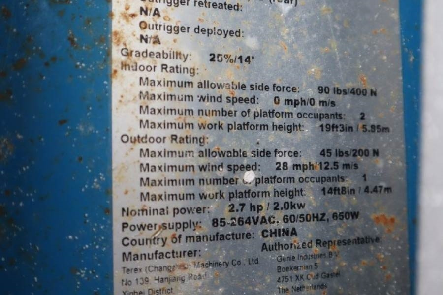 Genie GS1932 E-Drive Several In Stock, 8m Working Height - Scissor lift: picture 5 Genie GS1932 E-Drive Several In Stock, 8m Working Height - Scissor lift: picture 5