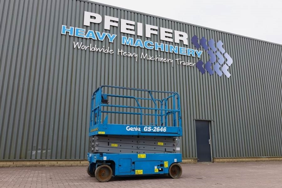 Genie GS2646 Electric, Working Height 9.80m, Capacity 45 - Scissor lift: picture 1 Genie GS2646 Electric, Working Height 9.80m, Capacity 45 - Scissor lift: picture 1