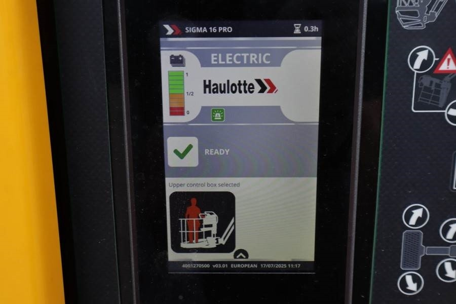 Haulotte SIGMA 16PRO NEW / UNUSED, Valid Inspection, *Guara - Articulated boom: picture 5 Haulotte SIGMA 16PRO NEW / UNUSED, Valid Inspection, *Guara - Articulated boom: picture 5