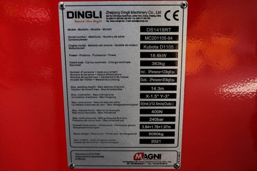 Scissor lift Magni ES1418RT New And Available Directly From Stock, El: picture 7 Scissor lift Magni ES1418RT New And Available Directly From Stock, El: picture 7