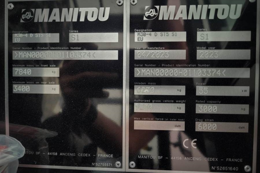 Manitou M30-4 Valid inspection, *Guarantee, Diesel, 4x4 Dr  - Rough terrain forklift: picture 5 Manitou M30-4 Valid inspection, *Guarantee, Diesel, 4x4 Dr  - Rough terrain forklift: picture 5
