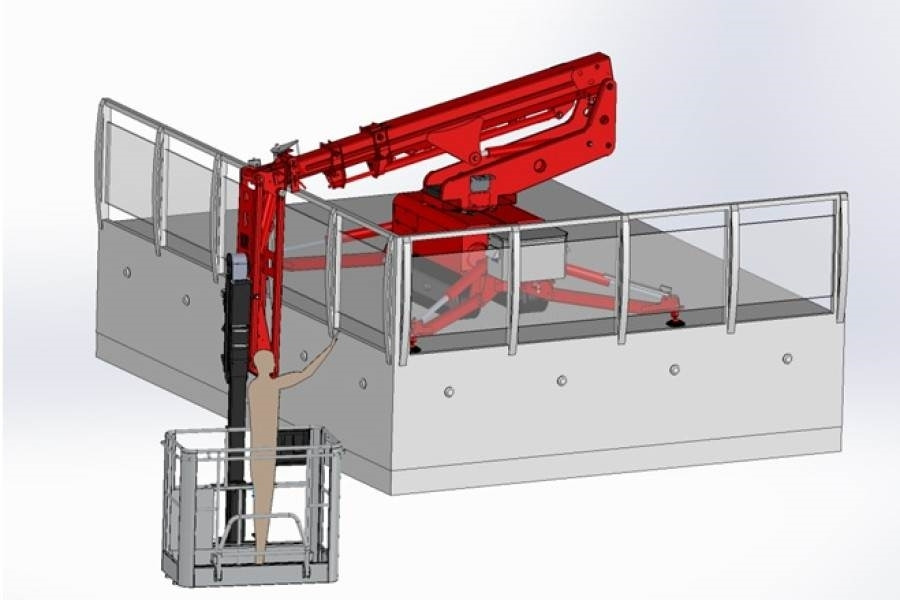 Articulated boom, Spider lift Ruthmann BLUELIFT SA11P Electric, 11m Working Height, 8m Re: picture 16
