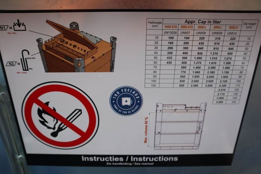 Storage tank TAB 950 Compact New IBC-950 Compact fuel box for f: picture 6
