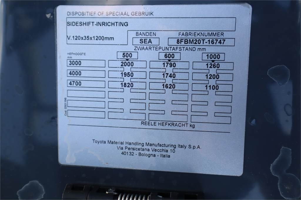 Lease a Toyota 8FBM20T Valid inspection, *Guarantee! Electric, 47  Toyota 8FBM20T Valid inspection, *Guarantee! Electric, 47: picture 13