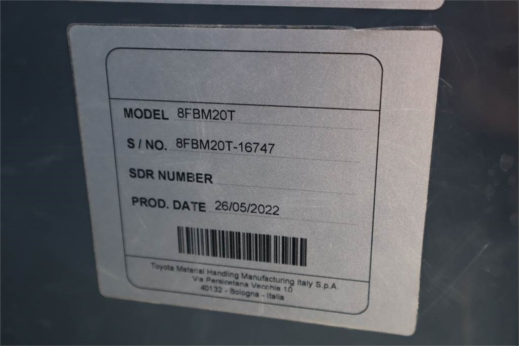 Lease a Toyota 8FBM20T Valid inspection, *Guarantee! Electric, 47  Toyota 8FBM20T Valid inspection, *Guarantee! Electric, 47: picture 14