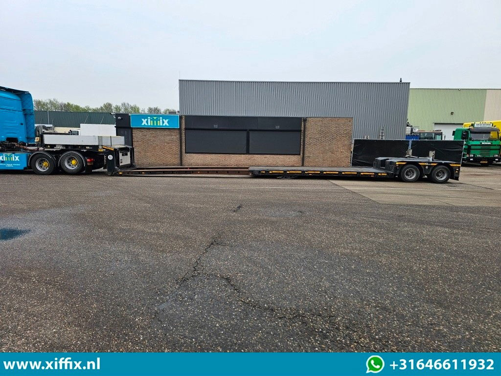 Low loader semi-trailer Doll 2-ass. Uitschuifbare dieplader met afneembare nek / Panther assen: picture 13