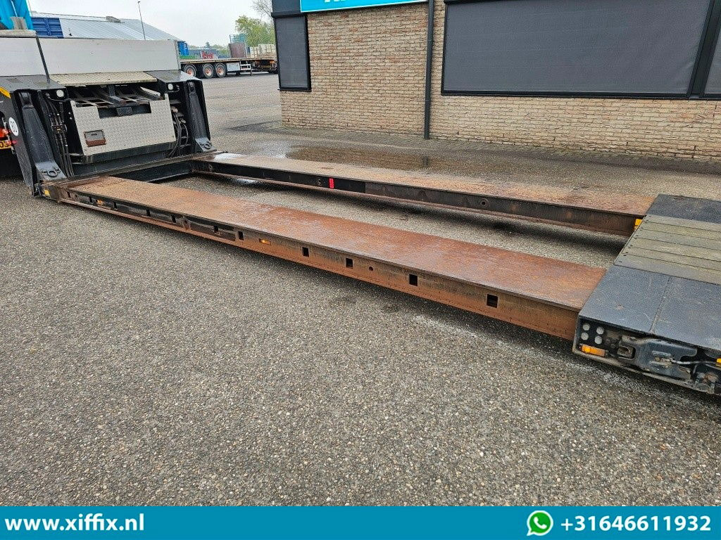 Low loader semi-trailer Doll 2-ass. Uitschuifbare dieplader met afneembare nek / Panther assen: picture 7