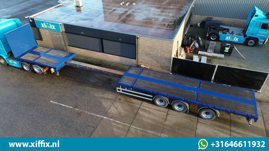 Doll 3-ass. Vlakke uitschuifbare oplegger / Naloop gestuurd / 14091 - Dropside/ Flatbed semi-trailer: picture 2 Doll 3-ass. Vlakke uitschuifbare oplegger / Naloop gestuurd / 14091 - Dropside/ Flatbed semi-trailer: picture 2