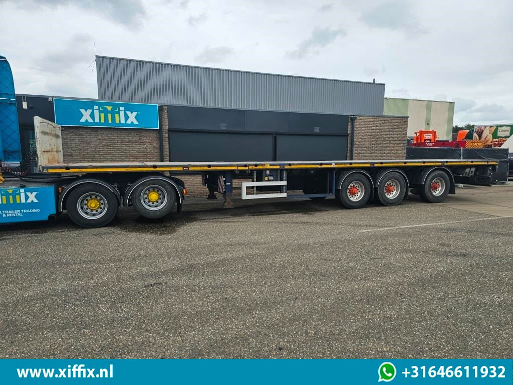 Dropside/ Flatbed semi-trailer Doll 3-ass. Vlakke uitschuifbare oplegger / Naloop gestuurd: picture 6