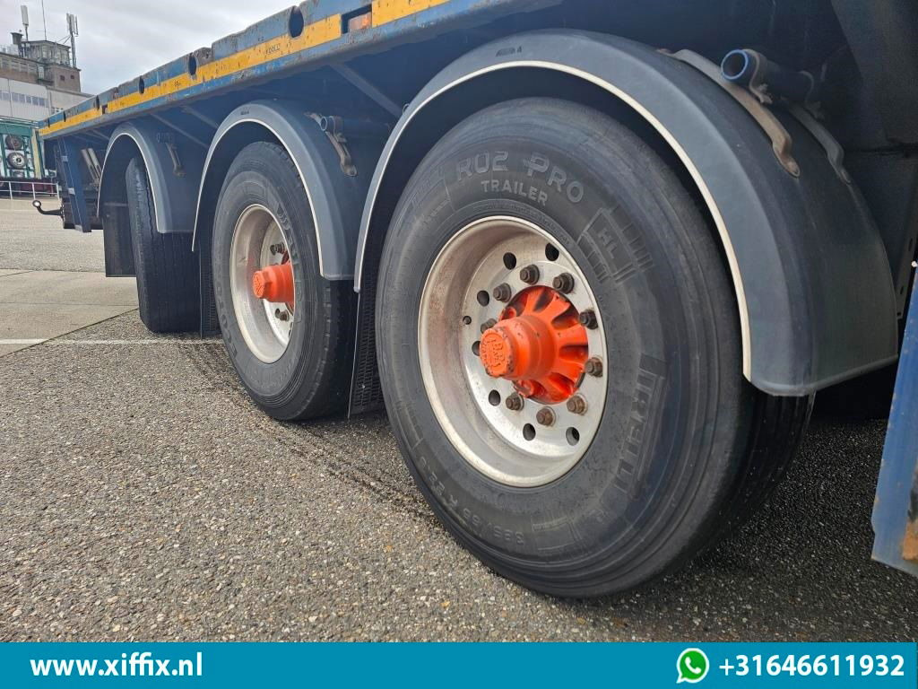 Dropside/ Flatbed semi-trailer Doll 3-ass. Vlakke uitschuifbare oplegger / Naloop gestuurd: picture 7