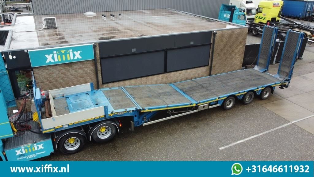 Faymonville TE Huur 3-ass. Semi dieplader met dubbele hydr. Kleppen en hydr. Ver - Low loader semi-trailer: picture 1 Faymonville TE Huur 3-ass. Semi dieplader met dubbele hydr. Kleppen en hydr. Ver - Low loader semi-trailer: picture 1