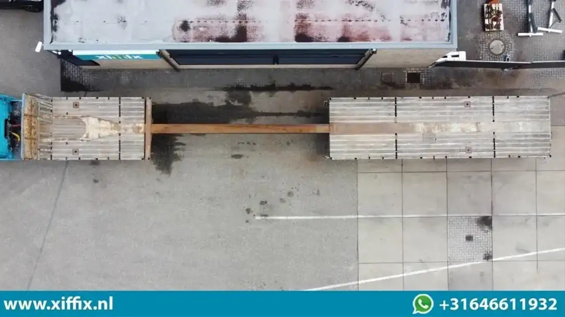 Floor 3-ass. Vlakke uitschuifbare oplegger / 3x gestuurd / 13906 - Dropside/ Flatbed semi-trailer: picture 2 Floor 3-ass. Vlakke uitschuifbare oplegger / 3x gestuurd / 13906 - Dropside/ Flatbed semi-trailer: picture 2