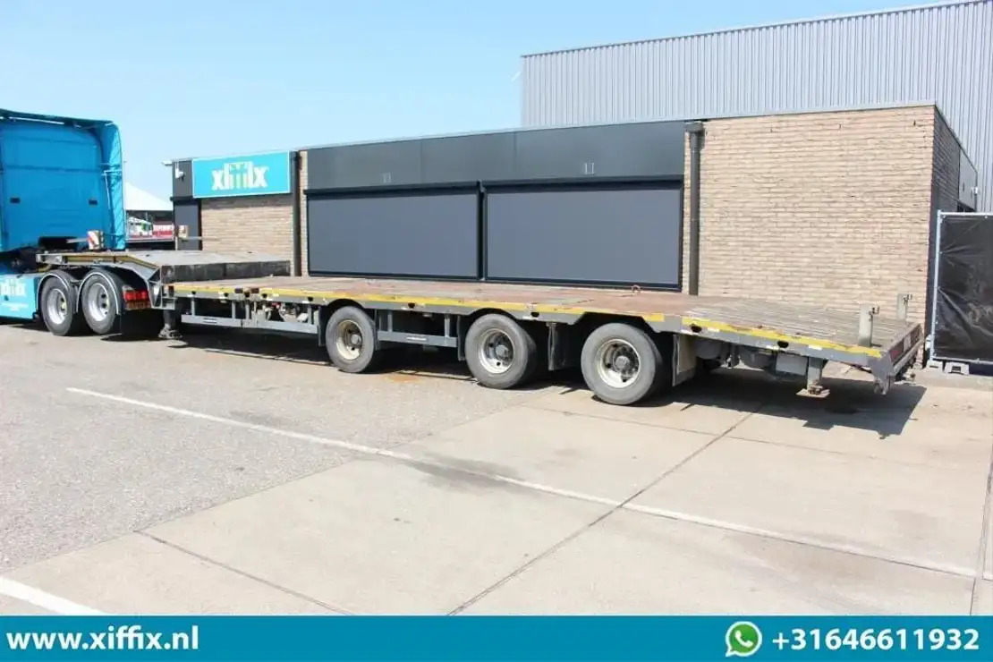 Meusburger 3-ass. Uitschuifbare semi dieplader / Naloop gestuurd / 13821 - Low loader semi-trailer: picture 4 Meusburger 3-ass. Uitschuifbare semi dieplader / Naloop gestuurd / 13821 - Low loader semi-trailer: picture 4