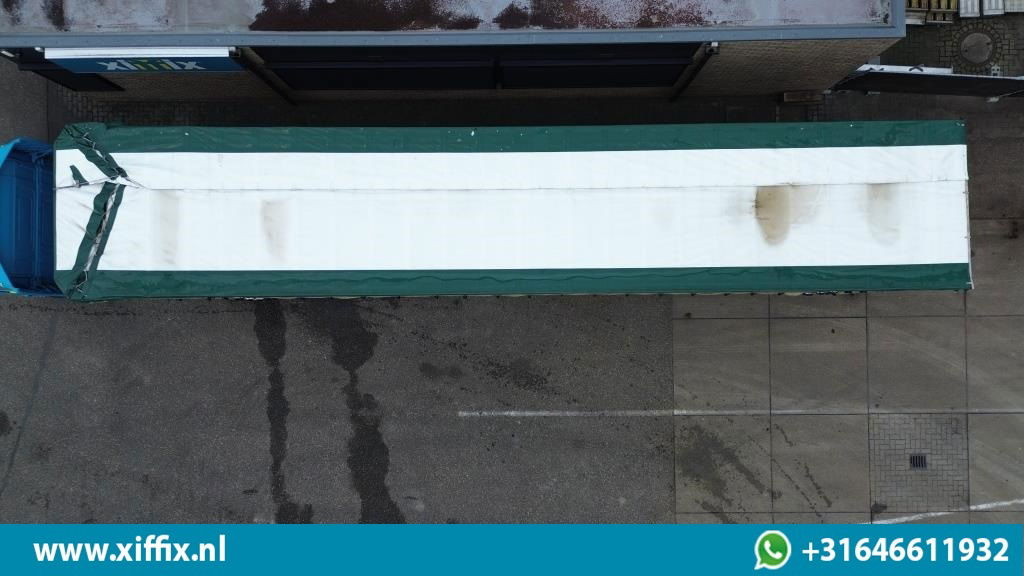 Meusburger 4-ass. Vlakke Mega oplegger met elektrische huifopbouw / 2x naloop ge - Dropside/ Flatbed semi-trailer: picture 3 Meusburger 4-ass. Vlakke Mega oplegger met elektrische huifopbouw / 2x naloop ge - Dropside/ Flatbed semi-trailer: picture 3