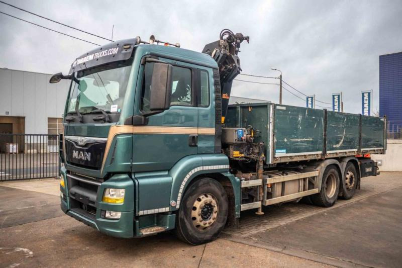 MAN TGS 26.440 BL + HMF 1520 - Tipper, Crane truck: picture 5 MAN TGS 26.440 BL + HMF 1520 - Tipper, Crane truck: picture 5