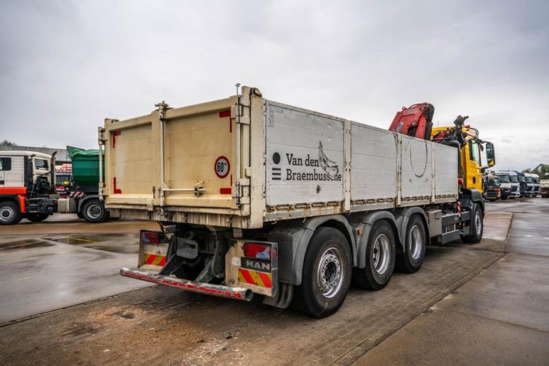 Tipper, Crane truck MAN TGS 32.400 BL + Fassi 245A/5x: picture 9