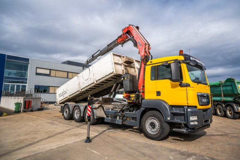 MAN TGS 32.400 BL + Fassi 245A/5x - Tipper, Crane truck: picture 2 MAN TGS 32.400 BL + Fassi 245A/5x - Tipper, Crane truck: picture 2