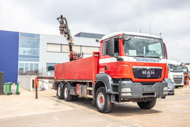 MAN TGS 33.360 BB + KENNIS 16 T/M -3XHYDR. - Dropside/ Flatbed truck, Crane truck: picture 2 MAN TGS 33.360 BB + KENNIS 16 T/M -3XHYDR. - Dropside/ Flatbed truck, Crane truck: picture 2