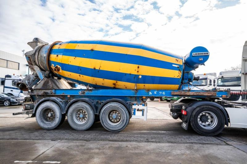 MULLER BETON MIXER/MALAXEUR/MISCHER LIEBHERR 12M3 - Concrete mixer semi-trailer: picture 3 MULLER BETON MIXER/MALAXEUR/MISCHER LIEBHERR 12M3 - Concrete mixer semi-trailer: picture 3