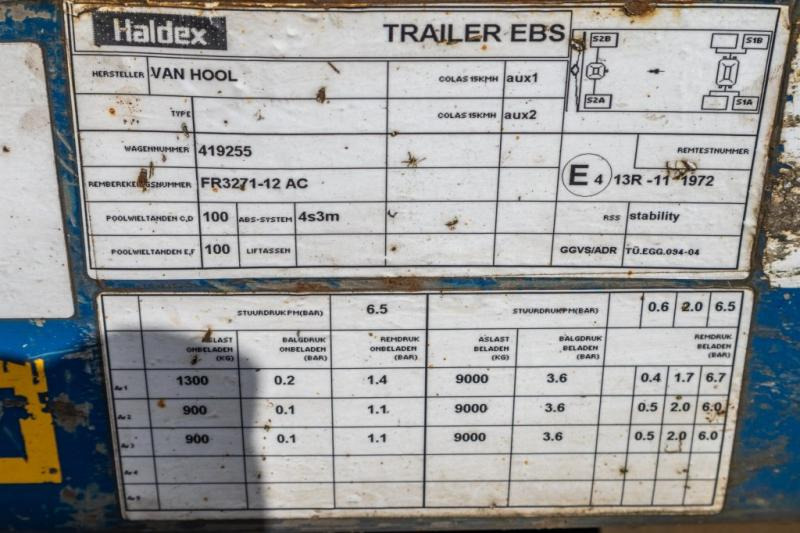 Roll-off/ Skip trailer VANHOOL CONTAINER AANHANGER: picture 6