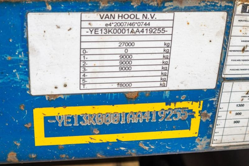 Roll-off/ Skip trailer VANHOOL CONTAINER AANHANGER: picture 10