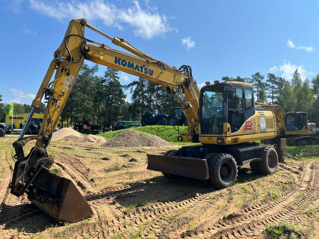 Komatsu PW 160-7  - Wheel excavator: picture 1 Komatsu PW 160-7  - Wheel excavator: picture 1