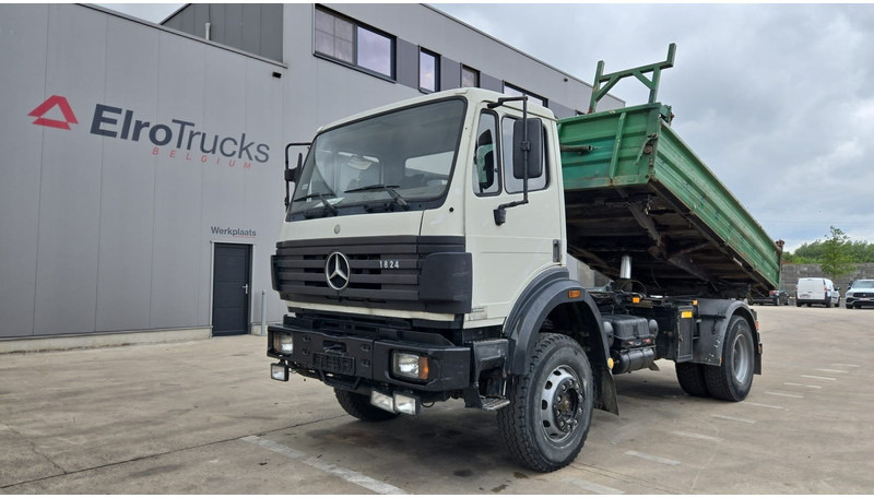 Mercedes-Benz SK 1824 (V6 / 4X4 / GRAND PONT / LAMES / PROPRE / BOITE MANUELLE) - Tipper: picture 1 Mercedes-Benz SK 1824 (V6 / 4X4 / GRAND PONT / LAMES / PROPRE / BOITE MANUELLE) - Tipper: picture 1