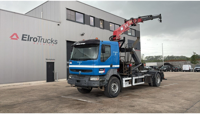 Renault KERAX 420 (HMF 1683 K2 / BE TRUCK / LAMES / GRAND PONT / BOITE MANUELLE) - Hook lift truck, Crane truck: picture 2 Renault KERAX 420 (HMF 1683 K2 / BE TRUCK / LAMES / GRAND PONT / BOITE MANUELLE) - Hook lift truck, Crane truck: picture 2