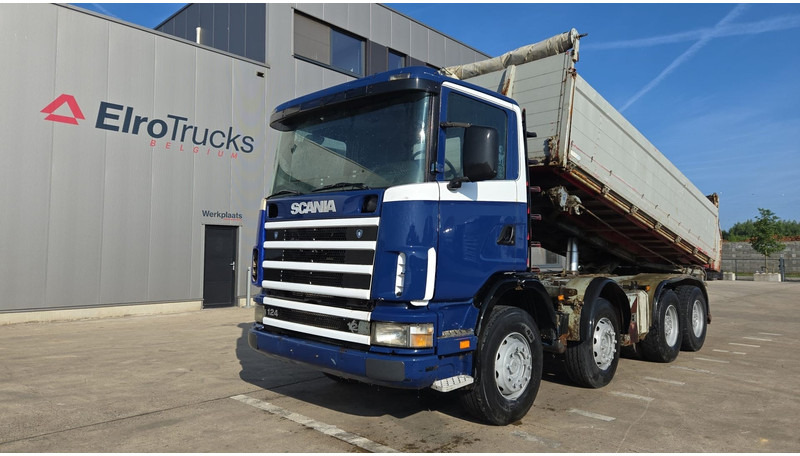 Scania 124-420 (BIG AXLE / GRAND PONT / LAMES / STEEL SUSP. / MANUAL GEARBOX / BOITE MANUELLE) - Tipper: picture 1 Scania 124-420 (BIG AXLE / GRAND PONT / LAMES / STEEL SUSP. / MANUAL GEARBOX / BOITE MANUELLE) - Tipper: picture 1