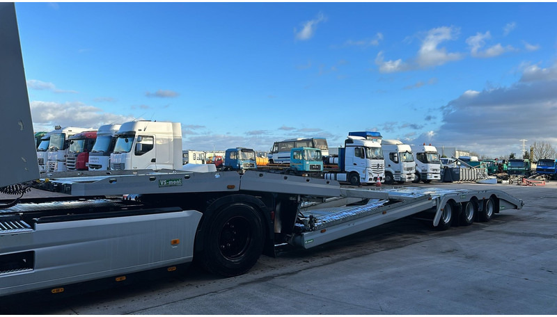 VS-MONT VSAT02 (BELGIAN TRAILER IN PERFECT CONDITION / TRUCK LOADING) - Low loader semi-trailer: picture 1 VS-MONT VSAT02 (BELGIAN TRAILER IN PERFECT CONDITION / TRUCK LOADING) - Low loader semi-trailer: picture 1
