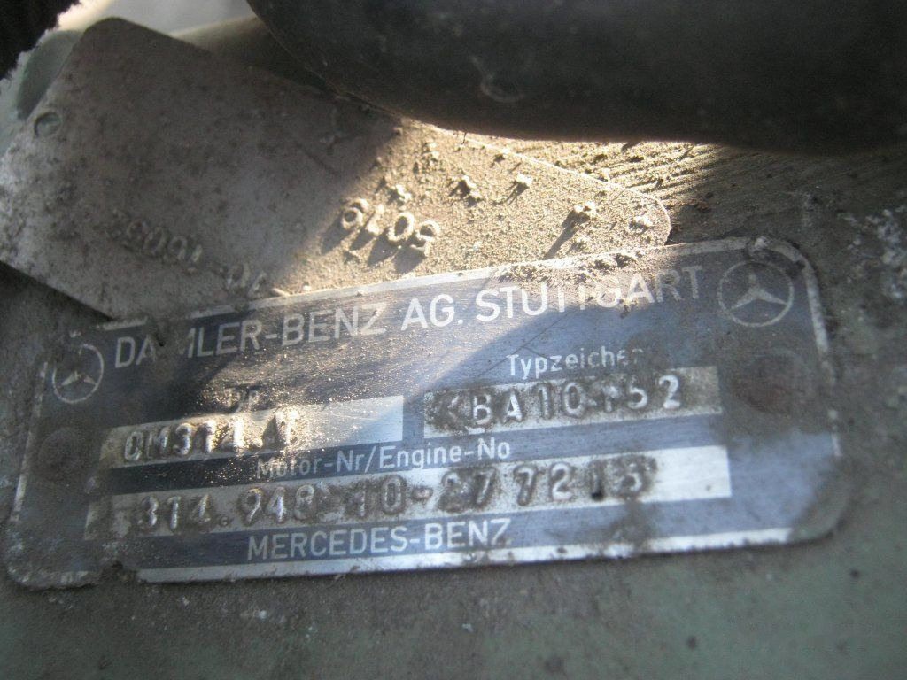 Mercedes-Benz 508 OM314 4.0D - Engine for Truck: picture 2 Mercedes-Benz 508 OM314 4.0D - Engine for Truck: picture 2