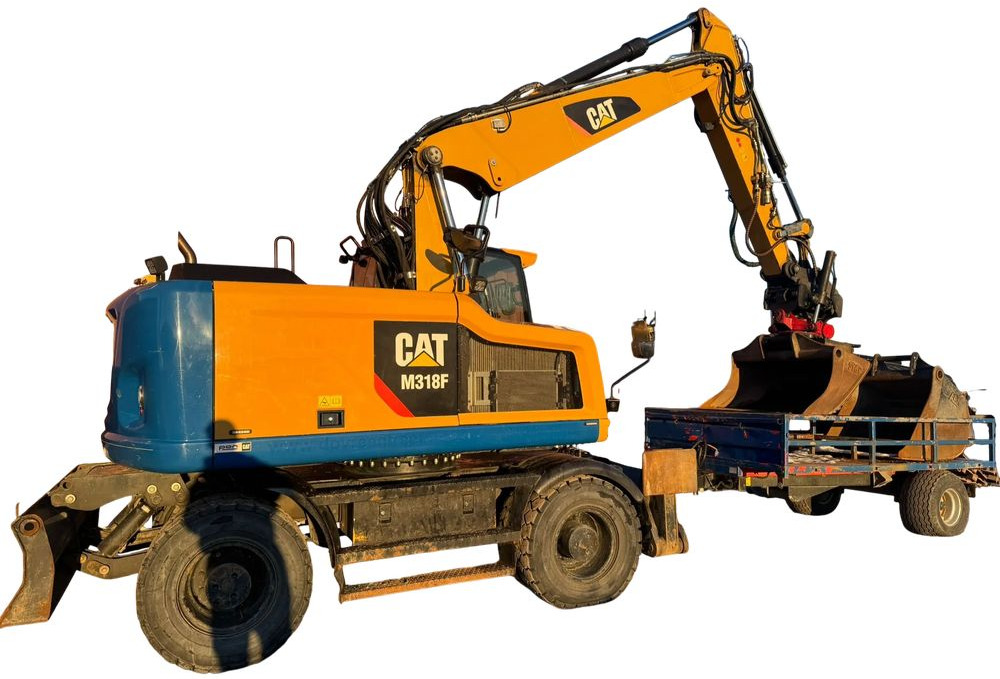 Caterpillar M318F, 2018 ROK, PODPORY + PŁUG, ROTOTILT - Wheel excavator: picture 4 Caterpillar M318F, 2018 ROK, PODPORY + PŁUG, ROTOTILT - Wheel excavator: picture 4